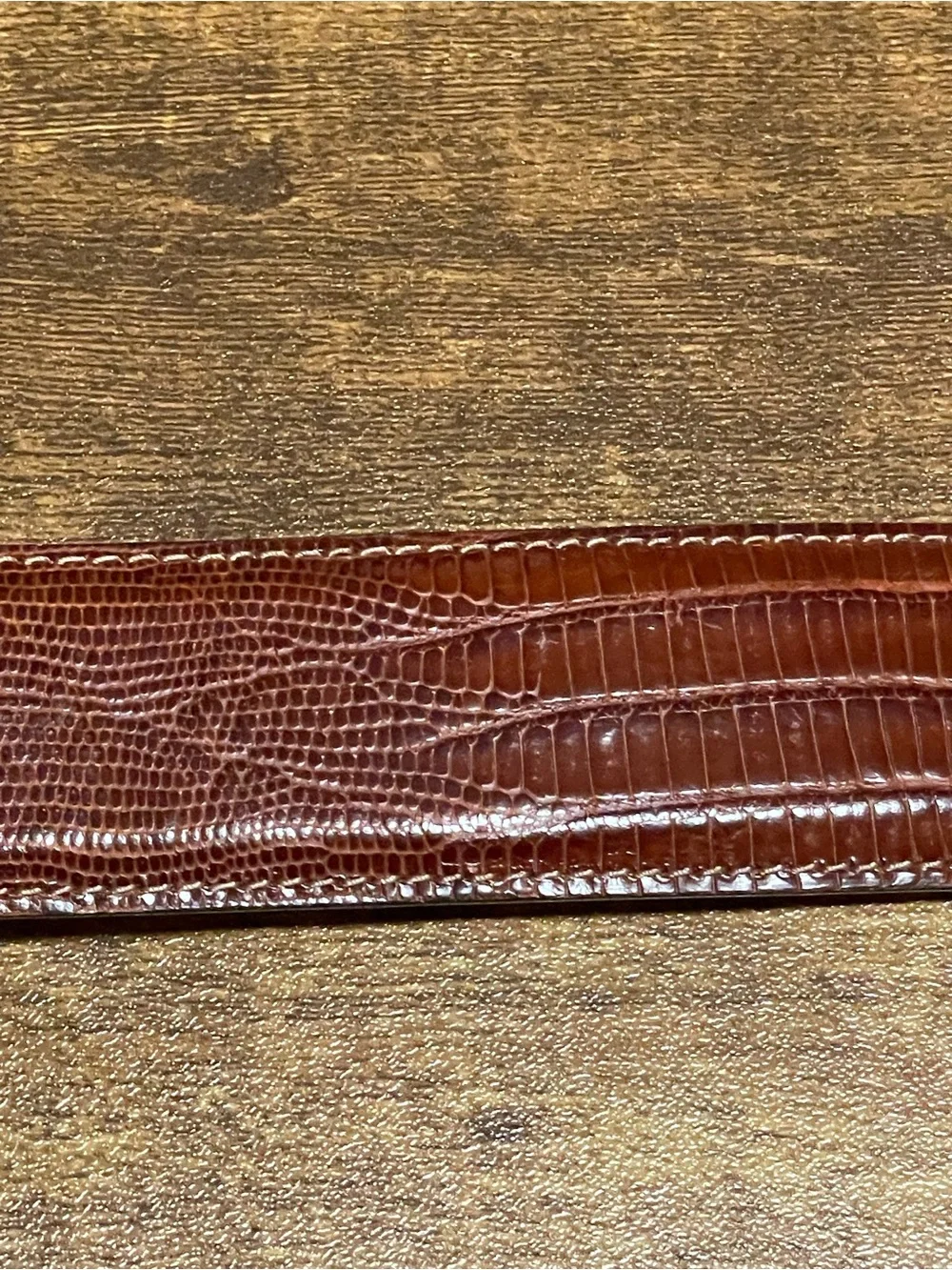 Vintage WCM New York Brown Leather Women’s Belt Size S NWOT